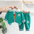 Huahua Casual Lapel Cardigan Three Piece Zipper Shirt Long Sleeve Suit
